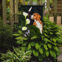 Beagle Lillies Flag Garden Size