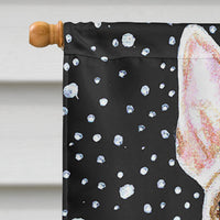 Snowy Chihuahua Flag Canvas House Size AMB1170CHF