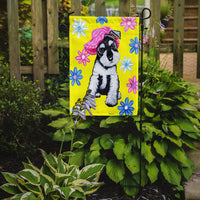 Spring Cutie Schnauzer Flag Garden Size AMB1331GF