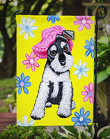 Spring Cutie Schnauzer Flag Garden Size AMB1331GF