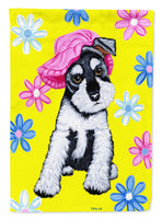 Spring Cutie Schnauzer Flag Garden Size AMB1331GF