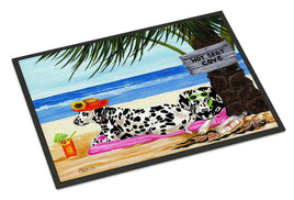 Hot Spot Cove Beach Dalmatian Indoor or Outdoor Mat 24x36 AMB1342JMAT