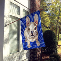 Diamond in Blue French Bulldog Flag Canvas House Size AMB1351CHF