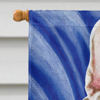 Diamond in Blue French Bulldog Flag Canvas House Size AMB1351CHF