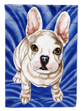 Diamond in Blue French Bulldog Flag Garden Size