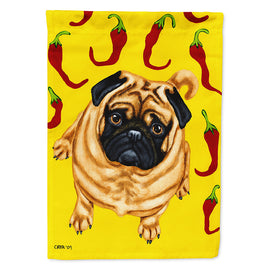 Pick a Pepper Pug Flag Canvas House Size AMB1412CHF