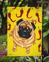 Pick a Pepper Pug Flag Garden Size AMB1412GF