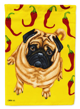 Pick a Pepper Pug Flag Garden Size AMB1412GF