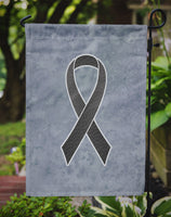 Black Ribbon for Melanoma Cancer Awareness Flag Garden Size AN1216GF