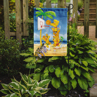 Bears playing Basketball Flag Garden Size APH0388GF