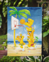 Bears playing Basketball Flag Garden Size APH0388GF