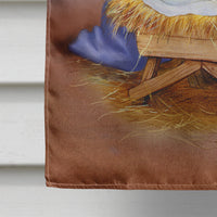 Christmas Nativity Flag Canvas House Size APH3905CHF