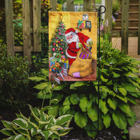 Christmas Santa and His Toys Flag Garden Size APH3923GF