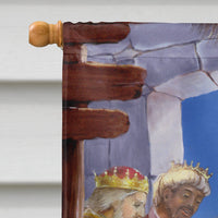 The Wise Men at the Nativity Christmas Flag Canvas House Size APH5603CHF