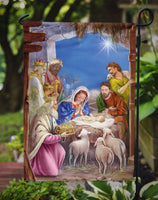 The Wise Men at the Nativity Christmas Flag Garden Size APH5603GF