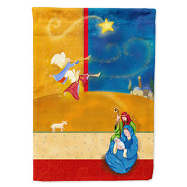 Contemporary Nativity Christmas Flag Canvas House Size APH5626CHF