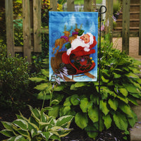 Christmas Santa Claus Good Night Flag Garden Size APH5775GF