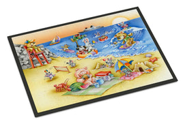 Animals Swimming at the Beach Indoor or Outdoor Mat 24x36 APH6822JMAT