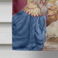 Christmas Nativity with Wise Men Flag Canvas House Size APH6897CHF