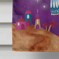 Christmas Angels in Purple Flag Canvas House Size APH7082CHF