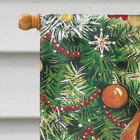 Christmas Puppy and Kitten Flag Canvas House Size APH7551CHF