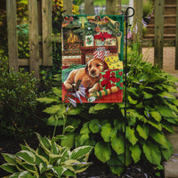 Christmas Puppy Flag Garden Size APH7552GF