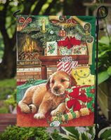 Christmas Puppy Flag Garden Size APH7552GF