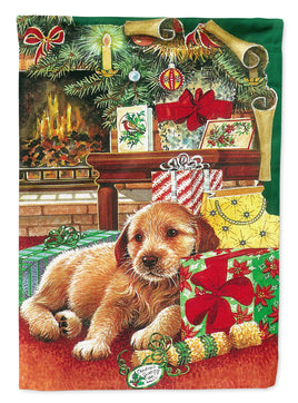 Christmas Puppy Flag Garden Size APH7552GF