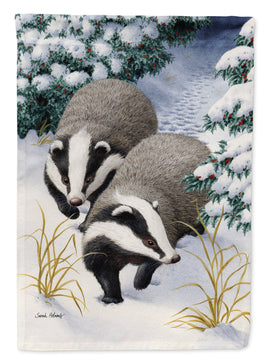 Badgers on the Move Flag Garden Size ASA2038GF