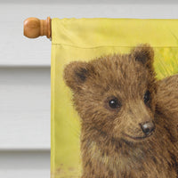 Bear Cubs Flag Canvas House Size ASA2085CHF