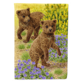 Bear Cubs Flag Canvas House Size ASA2085CHF