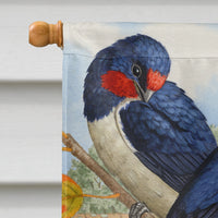 Barn Swallows Flag Canvas House Size ASA2106CHF