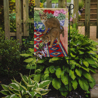 Abyssinian Kitten Flag Garden Size ASA2164GF