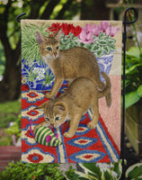 Abyssinian Kitten Flag Garden Size ASA2164GF