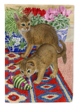 Abyssinian Kitten Flag Garden Size ASA2164GF