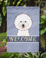 Bichon Frise Welcome Flag Garden Size BB1403GF