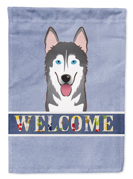 Alaskan Malamute Welcome Flag Garden Size BB1404GF