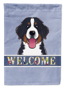 Bernese Mountain Dog Welcome Flag Canvas House Size BB1423CHF