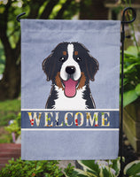 Bernese Mountain Dog Welcome Flag Garden Size BB1423GF