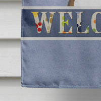 Beagle Welcome Flag Canvas House Size BB1425CHF