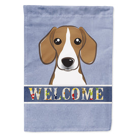 Beagle Welcome Flag Canvas House Size BB1425CHF