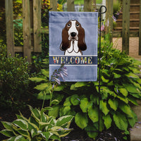 Basset Hound Welcome Flag Garden Size BB1429GF