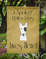 Bull Terrier Spoiled Dog Lives Here Flag Garden Size BB1457GF