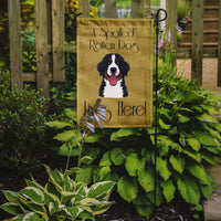 Bernese Mountain Dog Spoiled Dog Lives Here Flag Garden Size BB1485GF