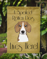 Beagle Spoiled Dog Lives Here Flag Garden Size BB1487GF