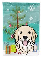 Christmas Tree and Golden Retriever Flag Garden Size BB1577GF