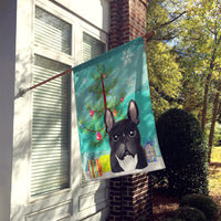 Christmas Tree and French Bulldog Flag Canvas House Size BB1599CHF