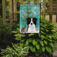 Christmas Tree and Border Collie Flag Garden Size BB1613GF