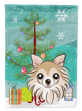 Christmas Tree and Chihuahua Flag Garden Size BB1623GF