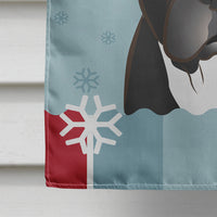 Winter Holiday French Bulldog Flag Canvas House Size BB1723CHF